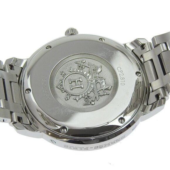 HERMES Clipper Watches CP2.810 grayDial Stainless Steel Mechanical - Picture 7 of 9
